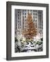 Christmas Tree at Rockefeller Center-Igor Maloratsky-Framed Art Print