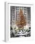 Christmas Tree at Rockefeller Center-Igor Maloratsky-Framed Art Print