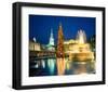 Christmas tree at Trafalgar Square, London, South England, Great Britain-null-Framed Art Print