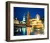 Christmas tree at Trafalgar Square, London, South England, Great Britain-null-Framed Art Print