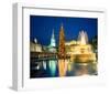 Christmas tree at Trafalgar Square, London, South England, Great Britain-null-Framed Art Print