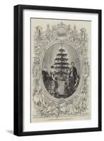 Christmas Tree at Windsor Castle-J.l. Williams-Framed Giclee Print