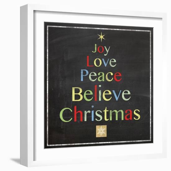 Christmas Tree Board-Lauren Gibbons-Framed Art Print