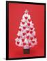 Christmas Tree Decorated with Hearts-null-Framed Photographic Print