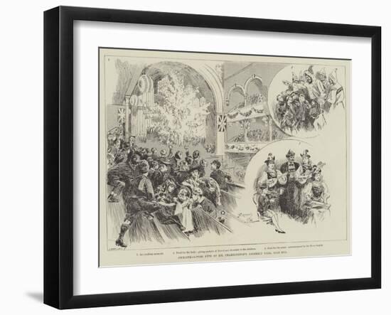 Christmas-Tree Fete at Mr Charrington's Assembly Hall, Mile End-null-Framed Giclee Print