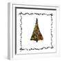 Christmas Tree from Patterns.Vector-Ihnatovich Maryia-Framed Art Print