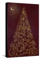 Christmas Tree in Moonlight-Cora Niele-Stretched Canvas