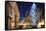 Christmas Tree in St. Marks Square, San Marco, Venice, UNESCO World Heritage Site, Veneto, Italy-Christian Kober-Framed Stretched Canvas