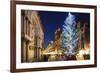 Christmas Tree in St. Marks Square, San Marco, Venice, UNESCO World Heritage Site, Veneto, Italy-Christian Kober-Framed Photographic Print