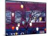 Christmas Tree Lights, Seattle, Washington, USA-William Sutton-Mounted Photographic Print