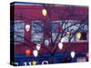 Christmas Tree Lights, Seattle, Washington, USA-William Sutton-Stretched Canvas