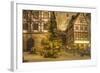 Christmas Tree Lit Up at Night in the Historic Center of Nuremberg, Germany, Europe-Miles Ertman-Framed Photographic Print