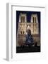 Christmas Tree, Notre-Dame De Paris Cathedral, Paris, France, Europe-Godong-Framed Photographic Print