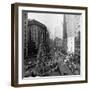 Christmas Tree on 52nd Street Next to Gimbels Department Store, New York, NY, 1940S-Nina Leen-Framed Photographic Print