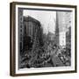 Christmas Tree on 52nd Street Next to Gimbels Department Store, New York, NY, 1940S-Nina Leen-Framed Photographic Print