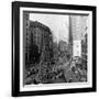 Christmas Tree on 52nd Street Next to Gimbels Department Store, New York, NY, 1940S-Nina Leen-Framed Premium Photographic Print