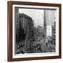 Christmas Tree on 52nd Street Next to Gimbels Department Store, New York, NY, 1940S-Nina Leen-Framed Photographic Print