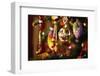 Christmas Tree Ornaments On Tree-Panoramic Images-Framed Photographic Print