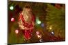 Christmas tree ornaments. Vintage Santa.-Savanah Stewart-Mounted Photographic Print