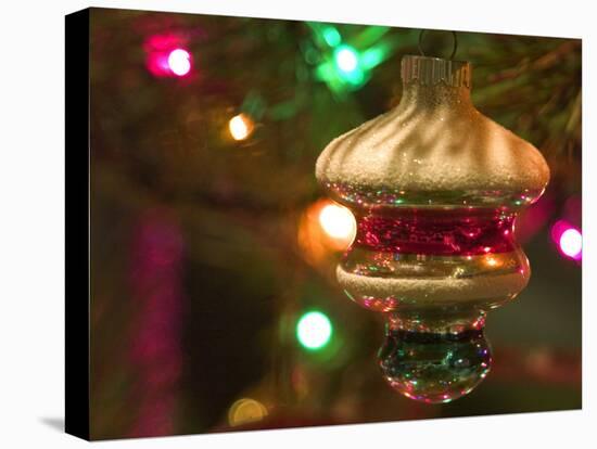 Christmas Tree Ornaments-Savanah Stewart-Stretched Canvas