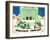 Christmas Tree Selling, 1988-Magdolna Ban-Framed Giclee Print