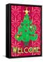 Christmas Tree Welcome-Andi Metz-Framed Stretched Canvas