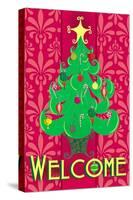 Christmas Tree Welcome-Andi Metz-Stretched Canvas