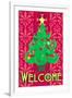 Christmas Tree Welcome-Andi Metz-Framed Premium Giclee Print