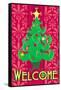 Christmas Tree Welcome-Andi Metz-Framed Stretched Canvas