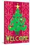 Christmas Tree Welcome-Andi Metz-Stretched Canvas