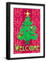 Christmas Tree Welcome-Andi Metz-Framed Art Print