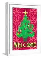 Christmas Tree Welcome-Andi Metz-Framed Art Print