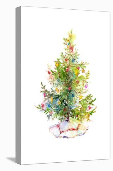 Christmas Tree with Skirt, 2016-John Keeling-Stretched Canvas