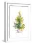 Christmas Tree with Skirt, 2016-John Keeling-Framed Giclee Print