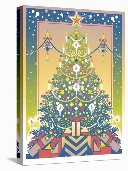 Christmas Tree-David Chestnutt-Stretched Canvas