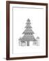 Christmas Tree-Neeti Goswami-Framed Art Print