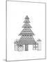 Christmas Tree-Neeti Goswami-Mounted Art Print