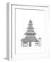 Christmas Tree-Neeti Goswami-Framed Art Print