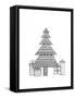 Christmas Tree-Neeti Goswami-Framed Stretched Canvas