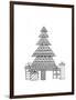Christmas Tree-Neeti Goswami-Framed Art Print