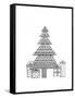 Christmas Tree-Neeti Goswami-Framed Stretched Canvas