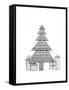 Christmas Tree-Neeti Goswami-Framed Stretched Canvas