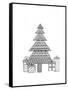 Christmas Tree-Neeti Goswami-Framed Stretched Canvas