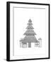 Christmas Tree-Neeti Goswami-Framed Art Print