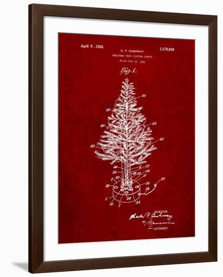 Christmas Tree-Cole Borders-Framed Art Print