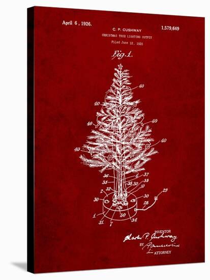 Christmas Tree-Cole Borders-Stretched Canvas