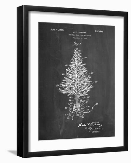 Christmas Tree-Cole Borders-Framed Art Print