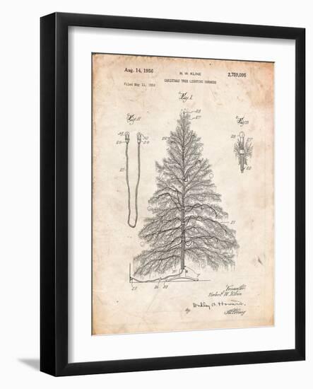 Christmas Tree-Cole Borders-Framed Art Print