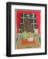 Christmas Tree-Linda Benton-Framed Premium Giclee Print