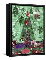 Christmas Tree-Wolf Heart Illustrations-Framed Stretched Canvas